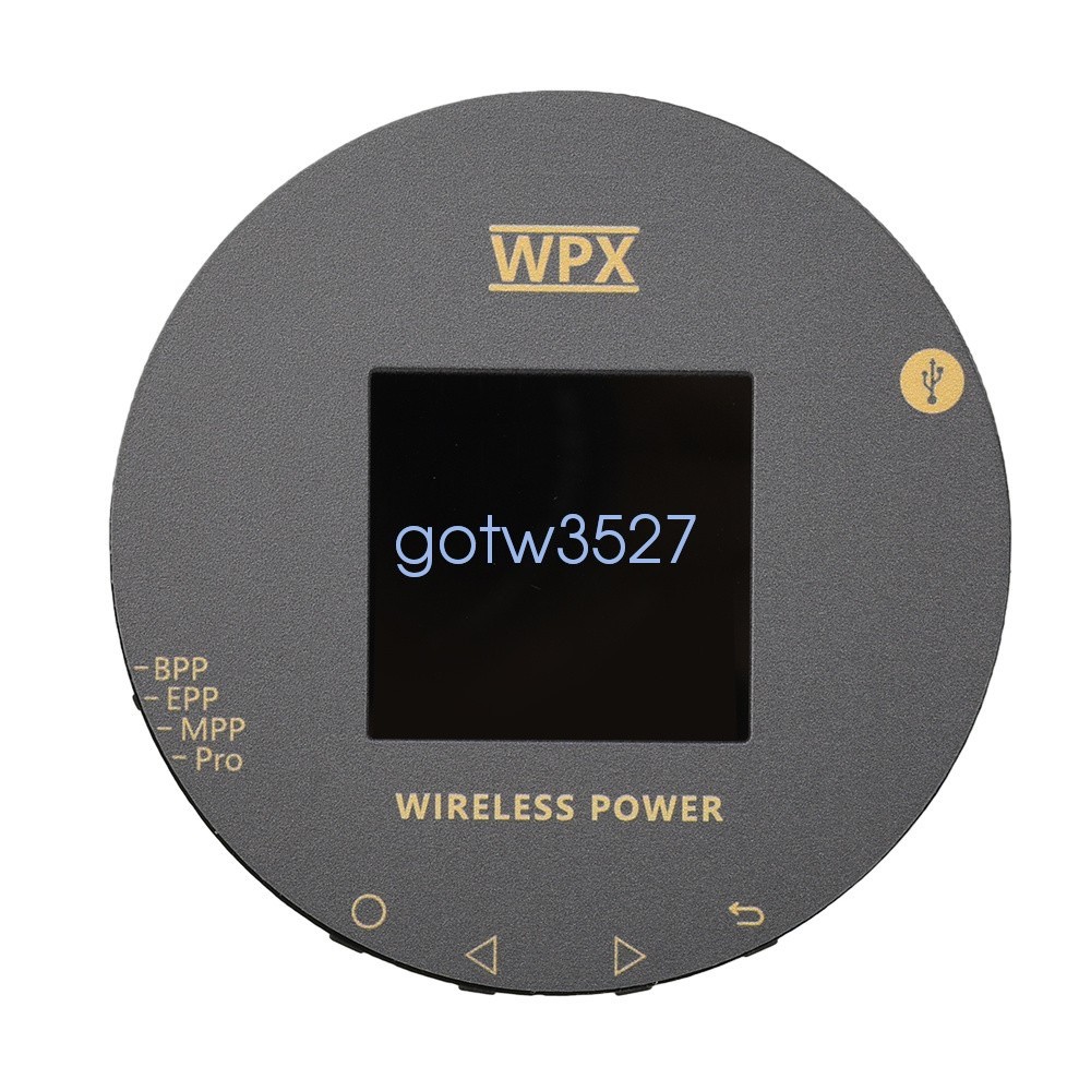 LCD Magnetic Wireless Charging Tester Voltage Current Power Meter Fast Charging