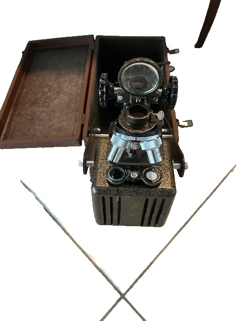 VINTAGE BIOSCOPE 500 SERIES MICROPROJECTOR , working