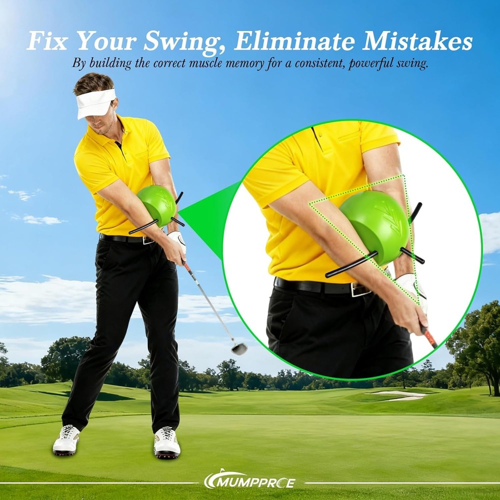 The Connector Golf Training Aid, Golf Swing Trainer for Posture Correction Pract