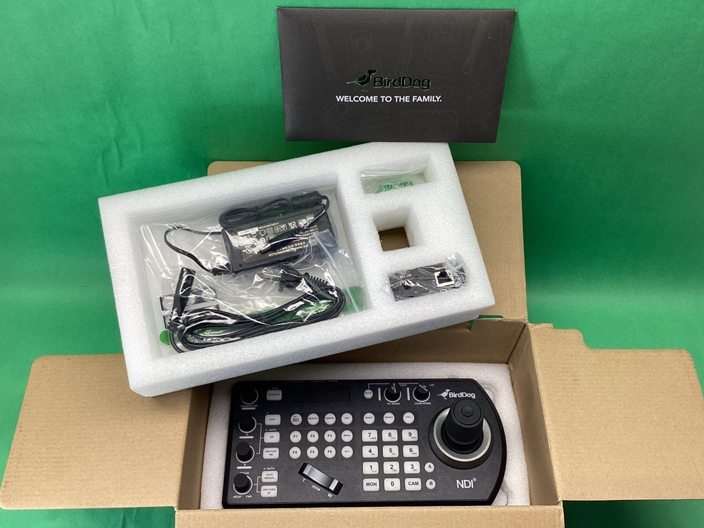BirdDog BDPTZKEY PTZ Camera Keyboard Controller NDI VISCA - POWERS ON UNTESTED