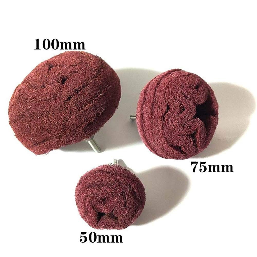 Versatile Non-Woven Abrasive Polishing Set - 7 Drill Buffing Tools Included