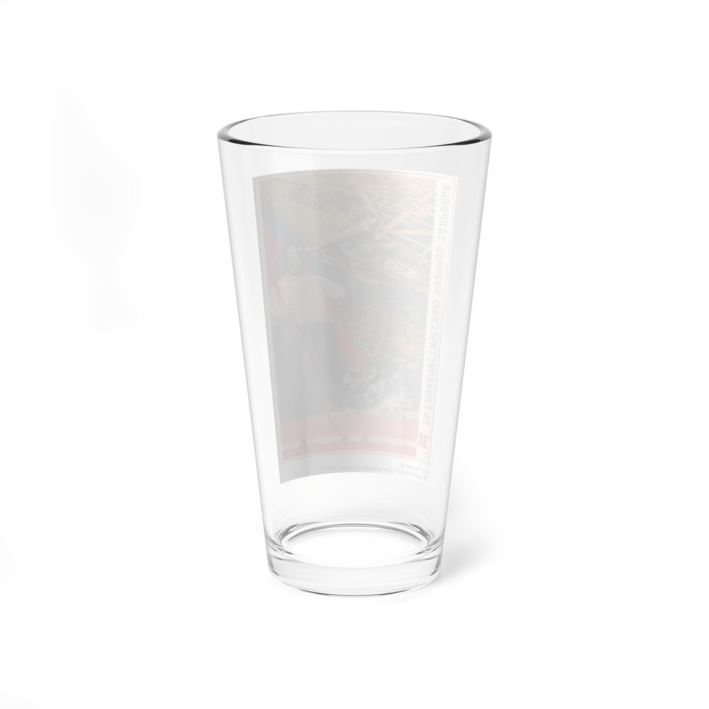 Soviet Era Poster 156 - Pint Glass 16oz