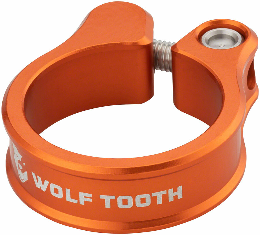 Wolf Tooth Components Seatpost Clamp 34.9mm Orange
