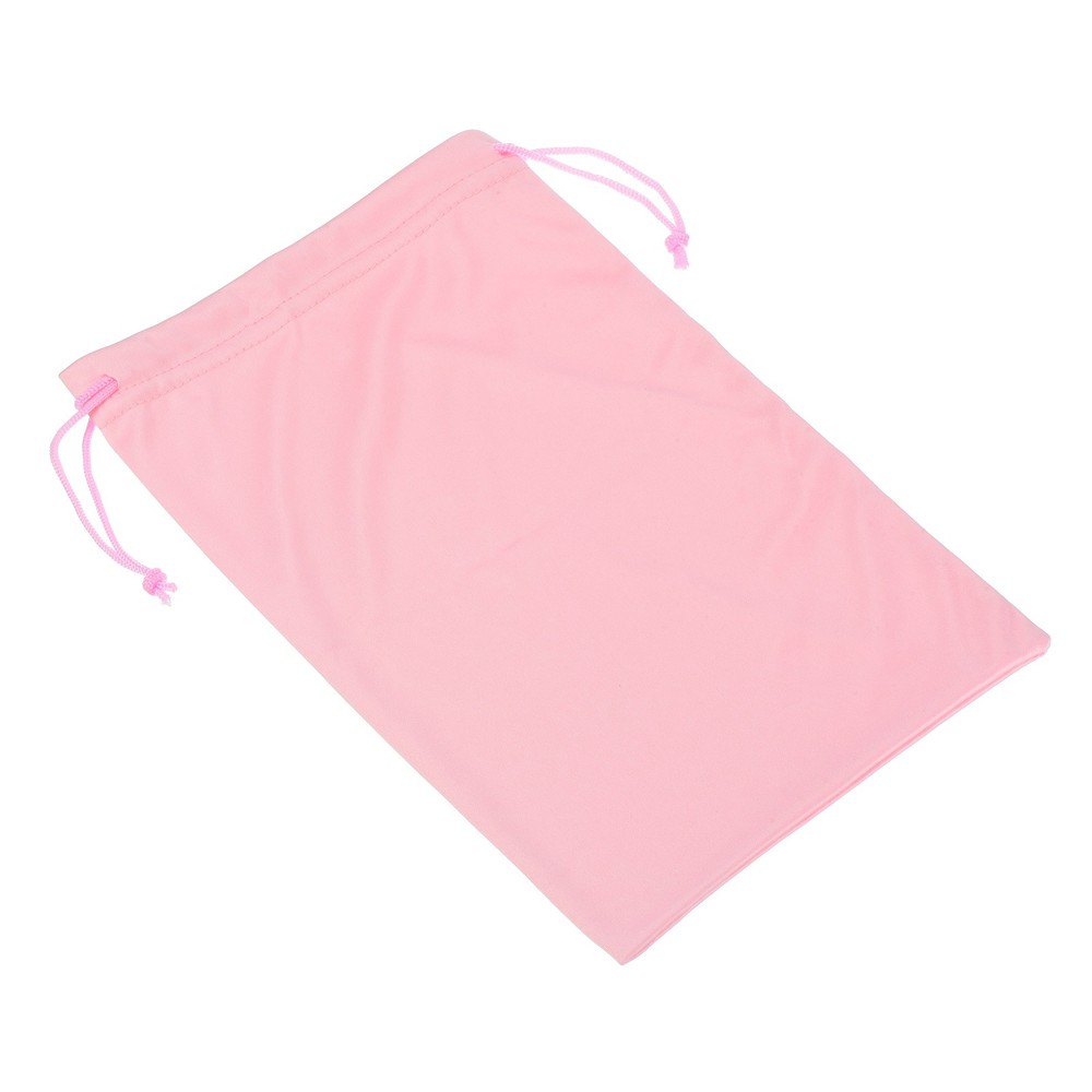 Ski Goggle Bag Microfiber Snow Goggles Case Drawstring Pouch Pink