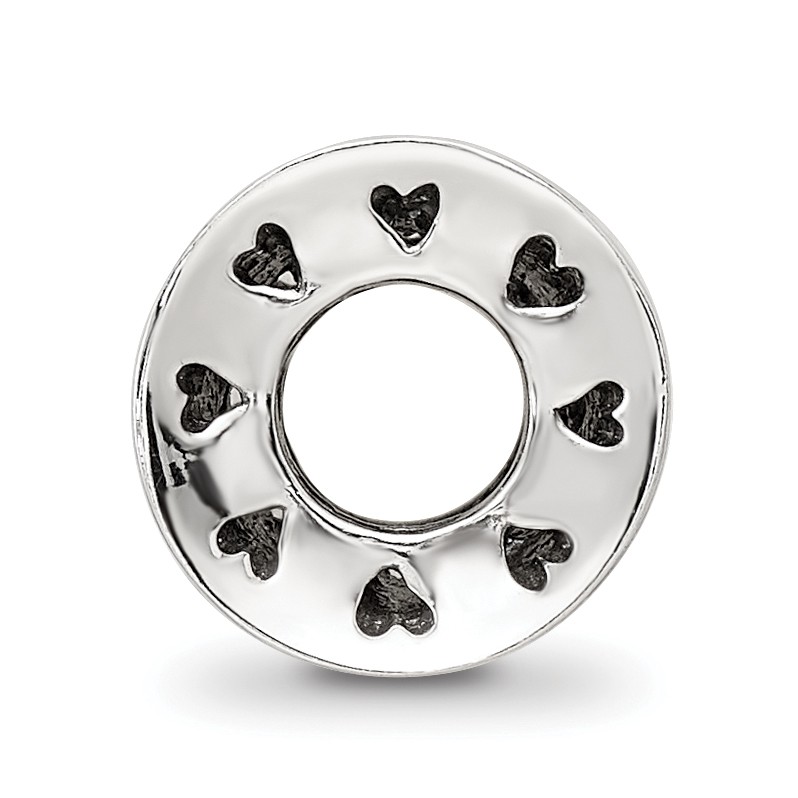 Silver Reflections Crystal Love Bead QRS3359