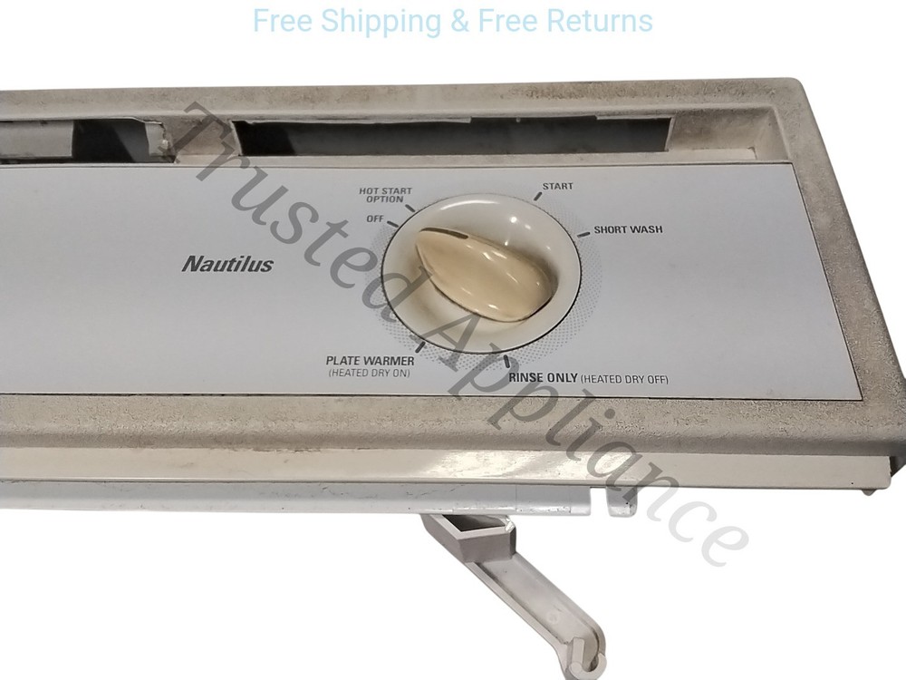 OEM Dishwasher Control Panel 165D4141-3 WHITE