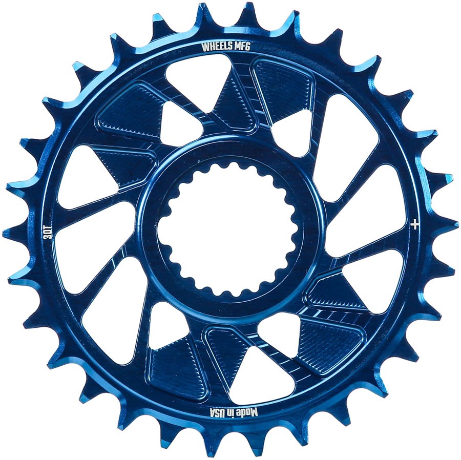 30T Direct Mount Chainring - CNC 7075 Aluminum, Hyperglide Plus, Outboard Offset