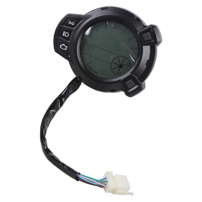 Waterproof Motorcycle LCD Odometer with Adjustable Brightness Display for BWS125