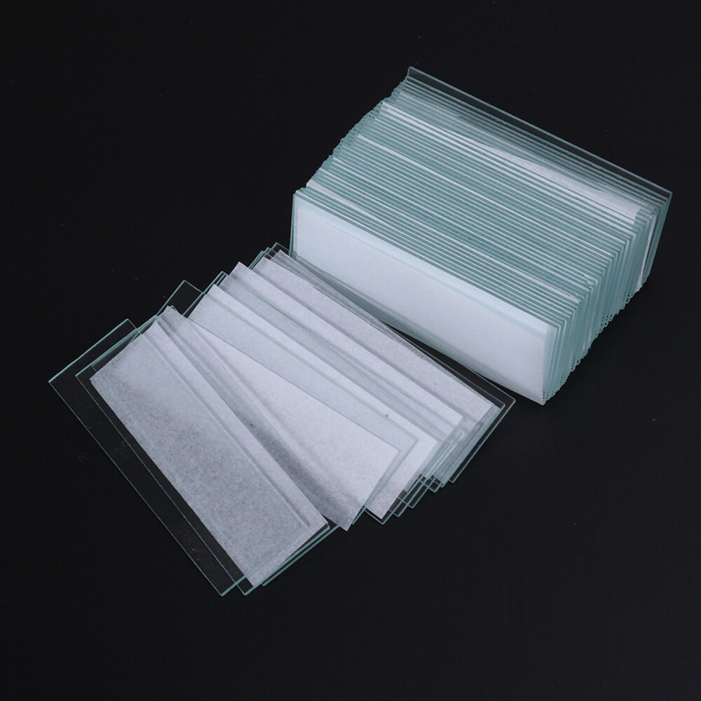 1 Set Prepared Microscope Slide Set 50 Slides for Basic Biological Science