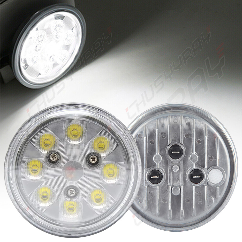 2PC LED Work Lights Coversion Bulb Kit For Deere 4030 4230 4430 4630+