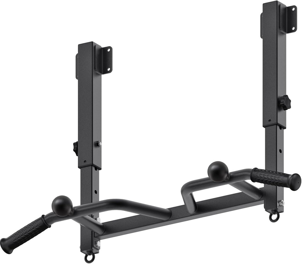 Sturdy Heavy Duty Pull Up Bar - Wall, Doorway & Ceiling Mount - 500 lbs Capacity