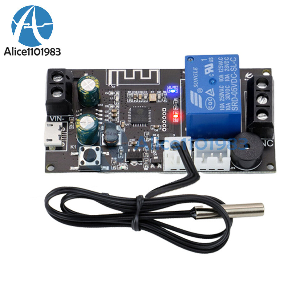 WIFI Remote Thermostat High Precision Temperature Controller Module DC6-30V New