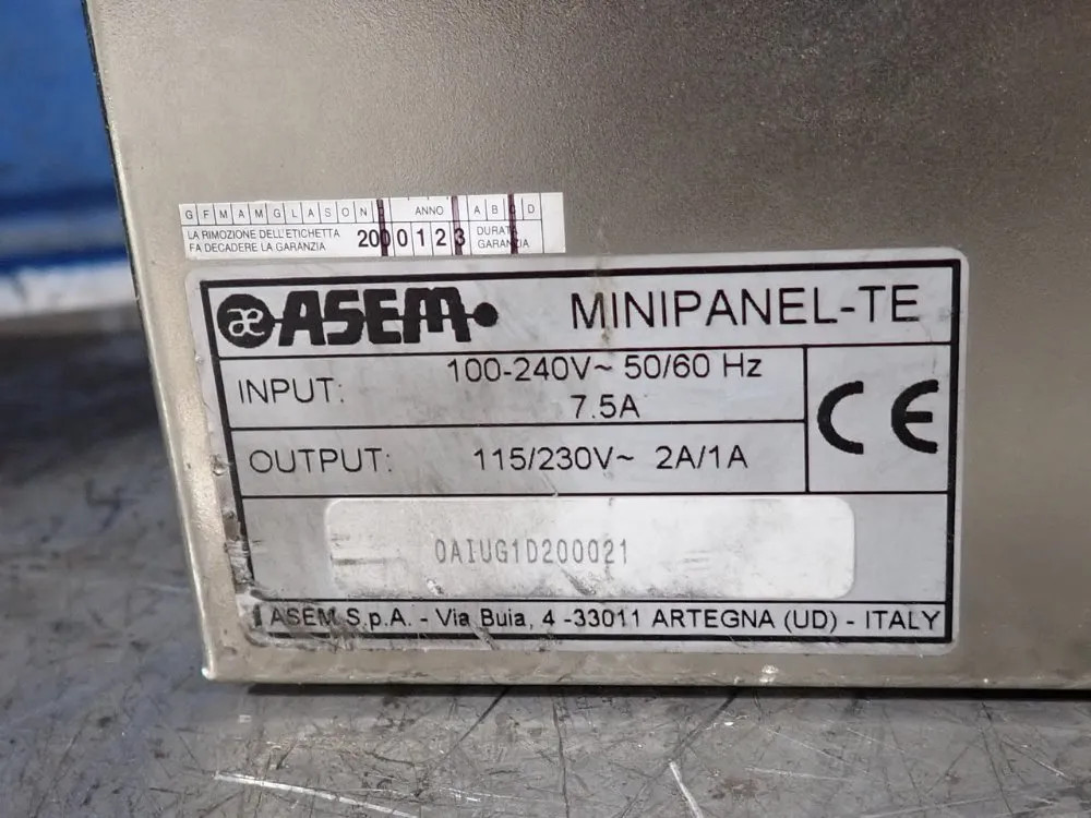 ASEM MINIPANEL-TE CONTROL PANEL 12250730020