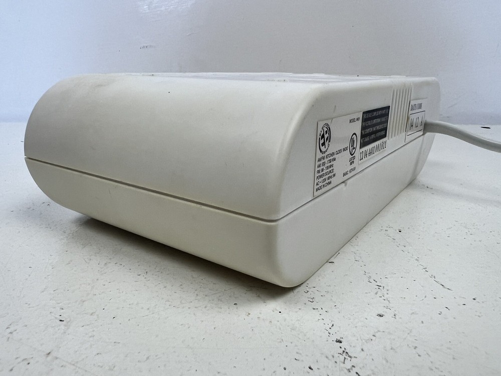 AM/FM kitchen clock radio basic KCR-001