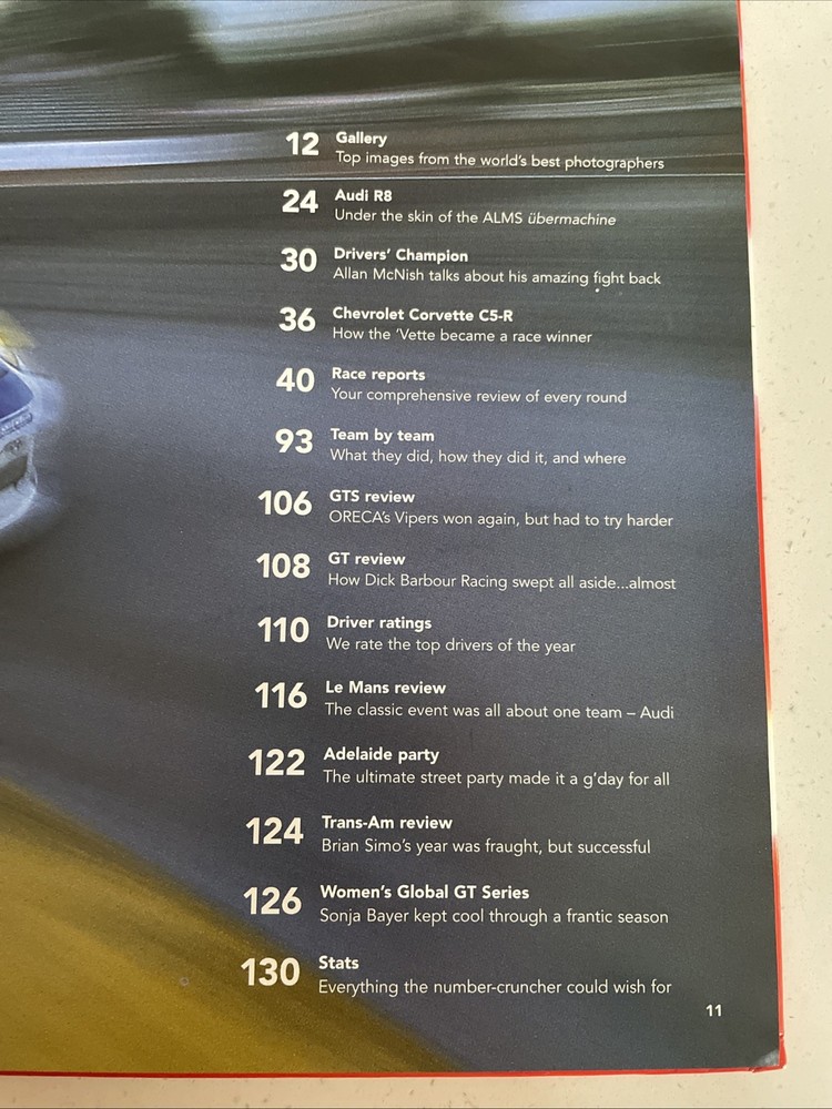 2000 American Le Mans Series Yearbook Hardback