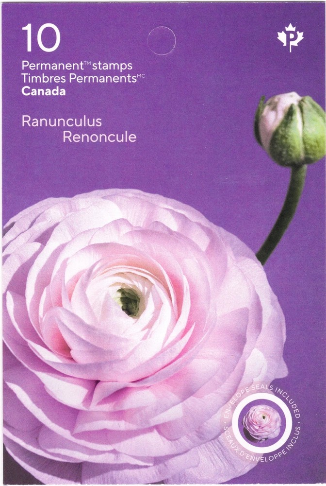 Canada - BK809 - Ranunculus - MNH Booklet - 2022