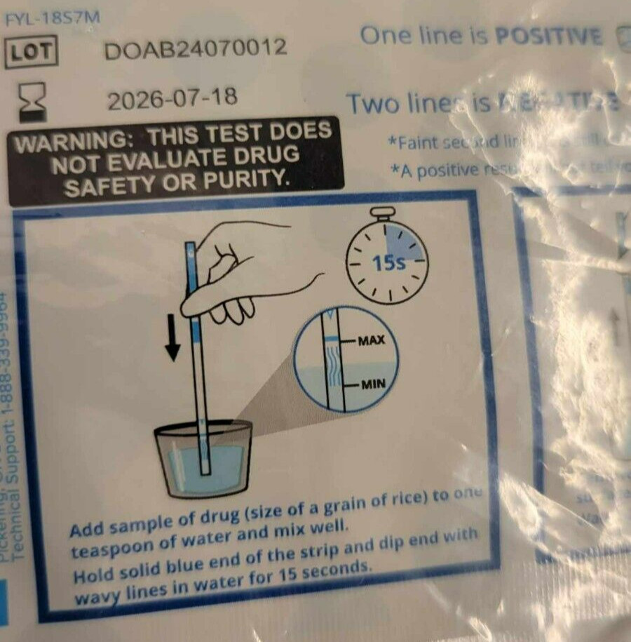 Fentanyl Home Drug Testing Strips 50 count EXP 9/16/2027 MATTERS