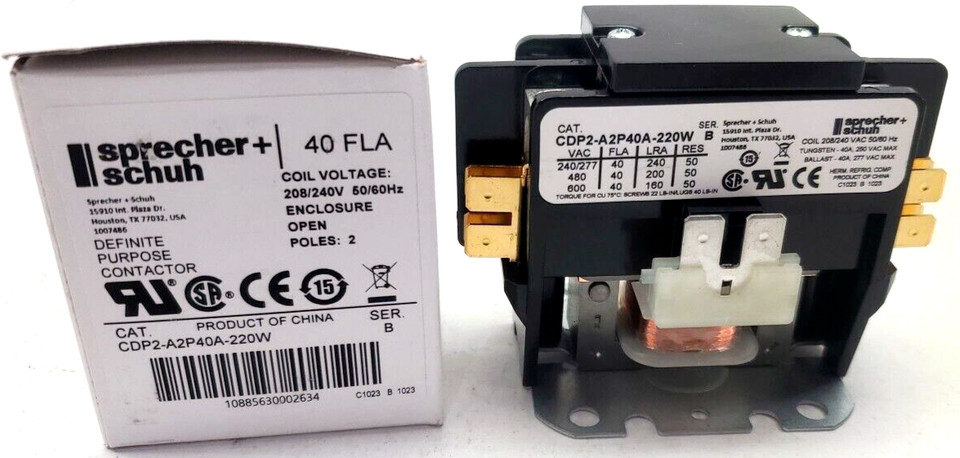 SPRECHER + SCHUH, CDP2-A2P40A-220W / CDP2A2P40A220W.