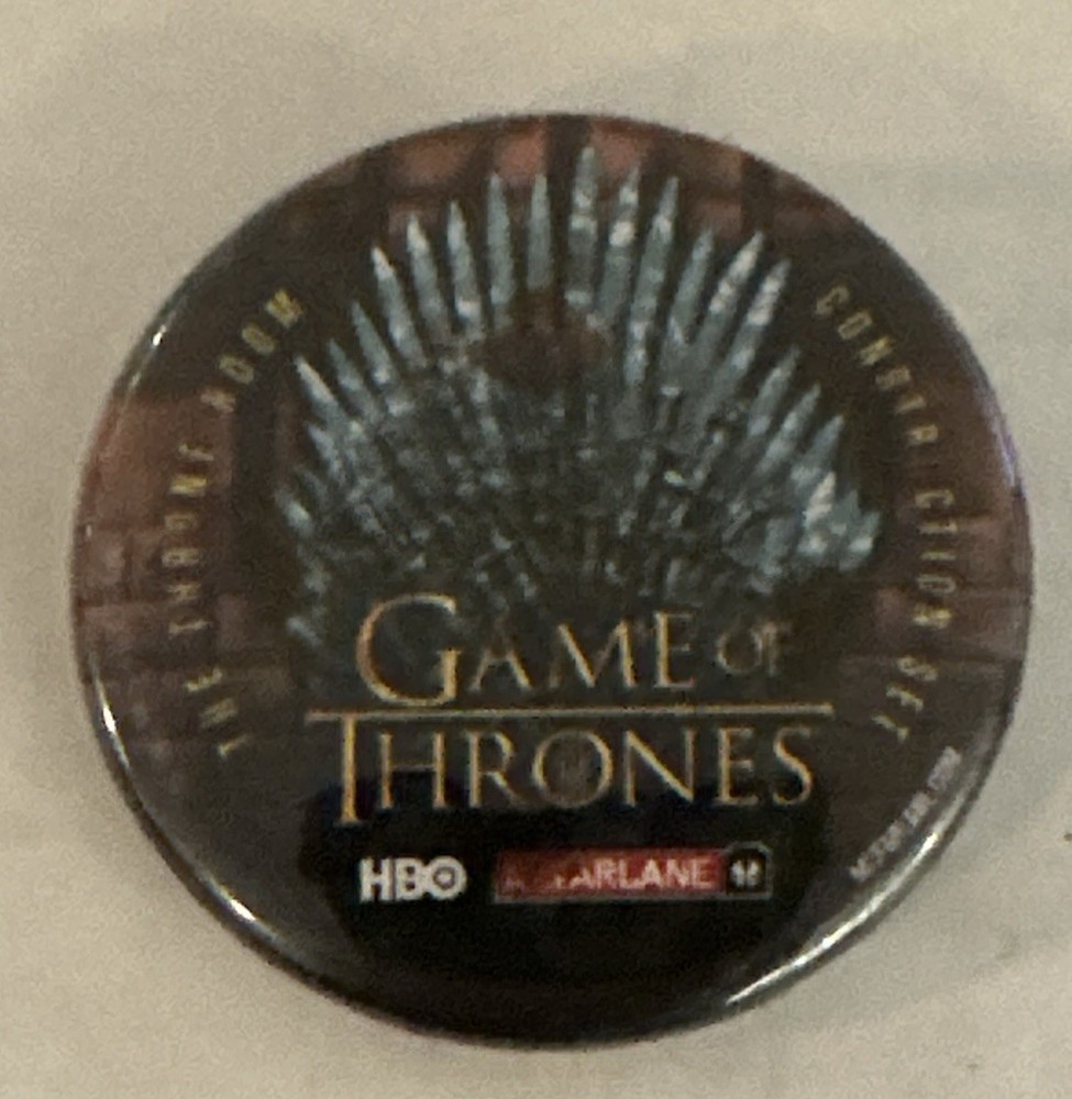 Game of Thrones The Throne Room Construction Set Pinback Button Badge