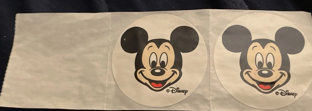 Official Walt Disney Mickey Mouse Stickers