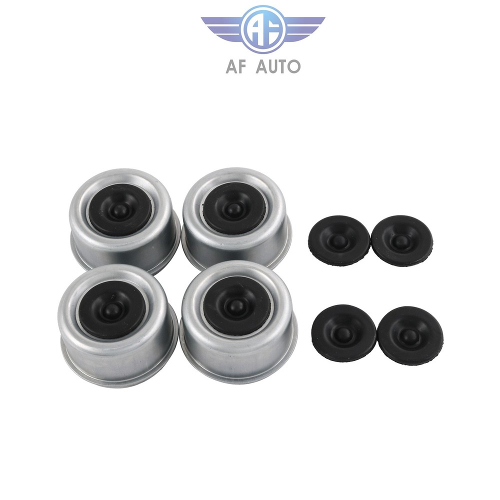 4Pcs 2.44" Dexter EZ Lube Rubber Plug Dust Cap Grease Cover Trailer Axle Hub