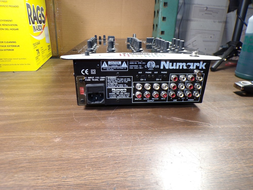 Numark DM3001X - Mixer Missing buttons