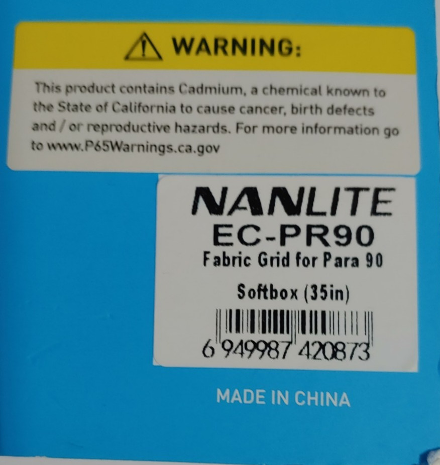 Nanlite EC-PR90 EGGCRATE FOR parabolic 90 Soft Box