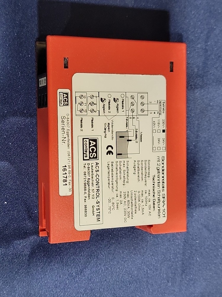 NEW ACS-CONTROL SYSTEM RELAY SRA-101 Qty 2