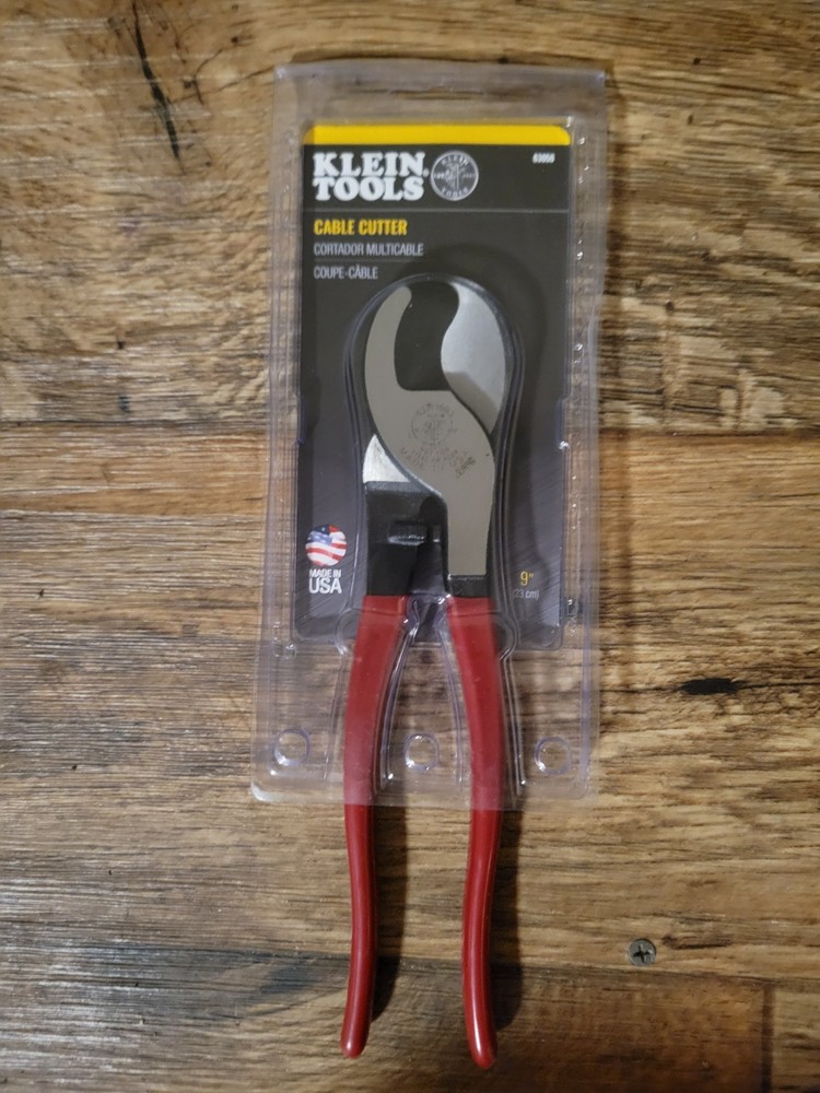 Klein Tools 63050 9-1/2" High Leverage Cable Cutters Pliers *FREE SAME DAY SHIP*