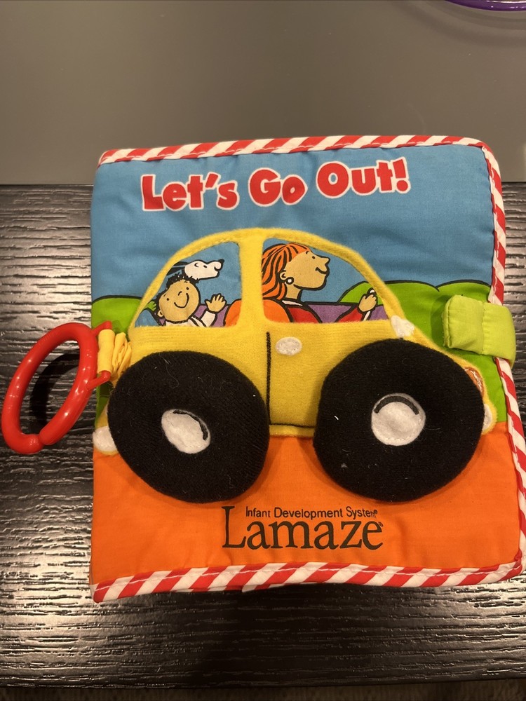 Let’s Go Out Plush Book Infant Development System Lamaze
