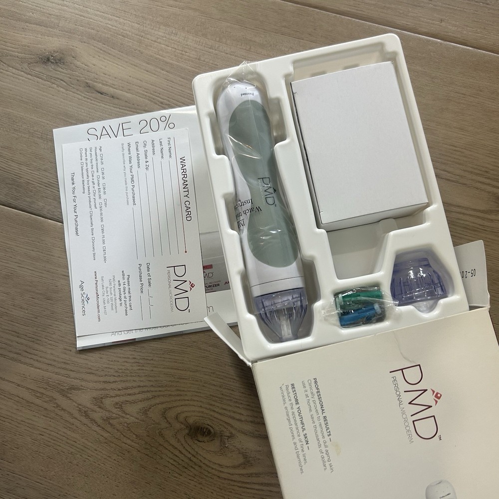 PMD Personal Microdermabrasion Machine Kit New, Open Box