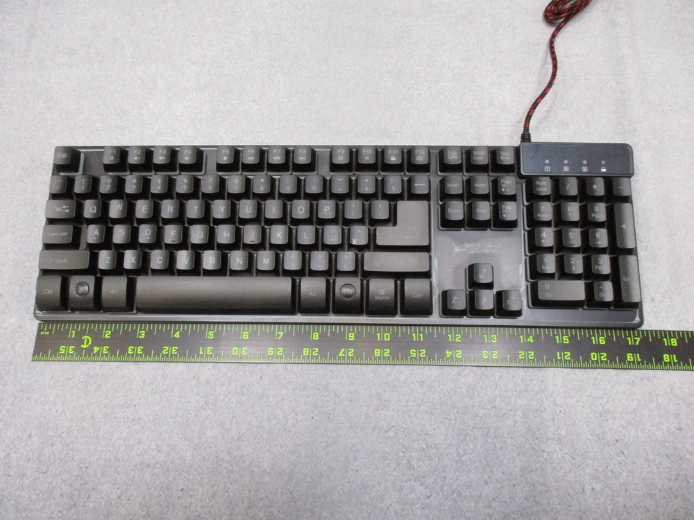 Skytech Gaming K-1000 USB Rainbow Backlight Gaming Keyboard - New