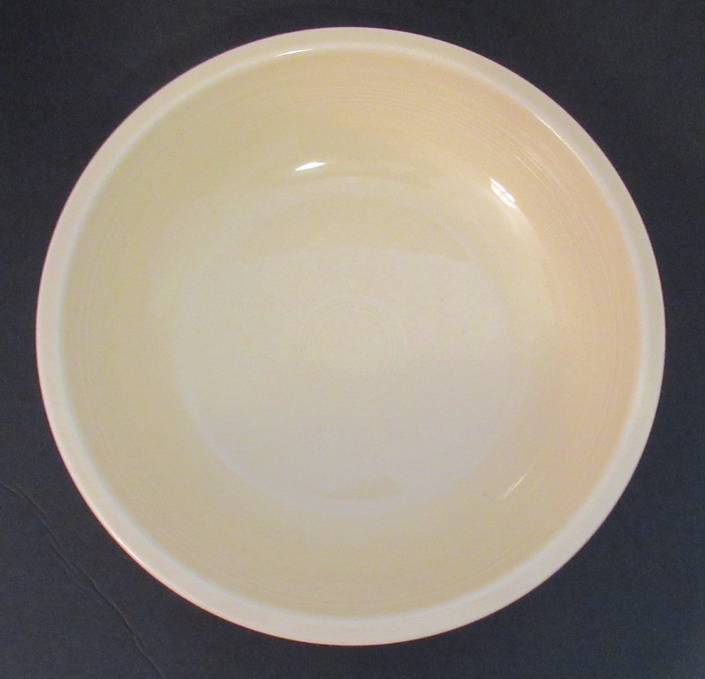 Fiesta ware 12" Dia. IVORY Pasta Serving Bowl EX