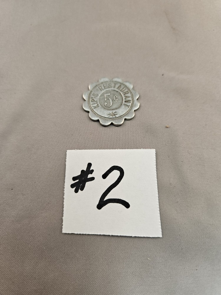 Ephrata, Pa. Kip's Restaurant, 5 Cent Token, E A Schmidt (Variation #2)