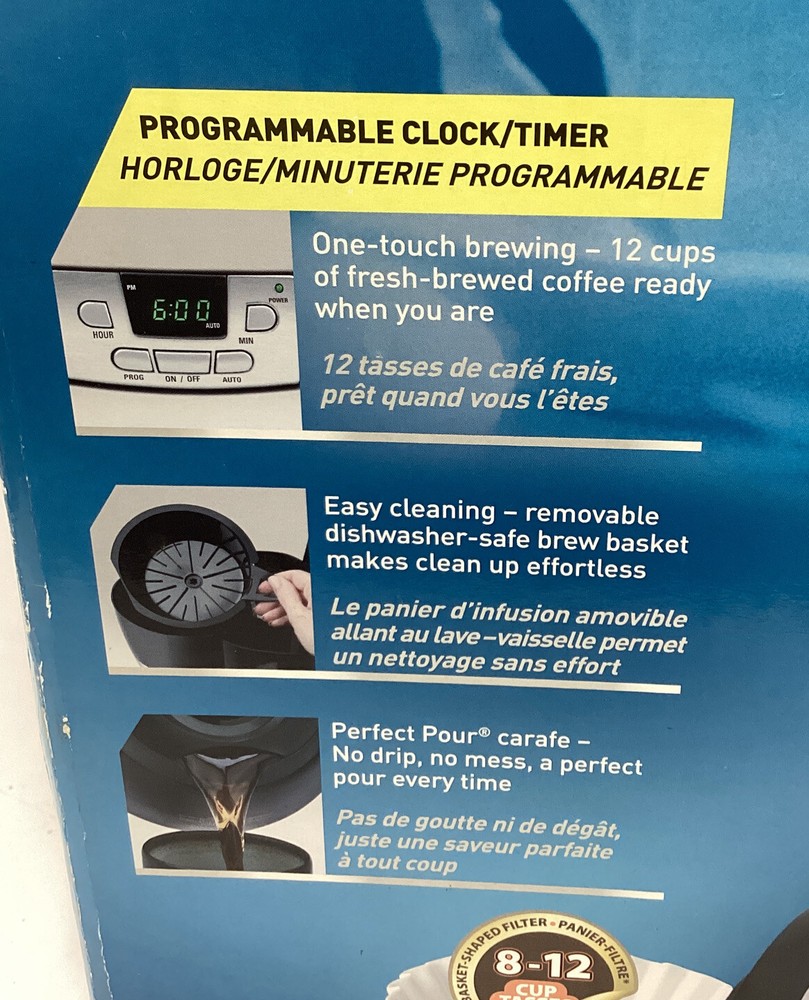 Black & Decker Home DCM2160B 12 Cup Programmable Coffeemaker BRAND NEW