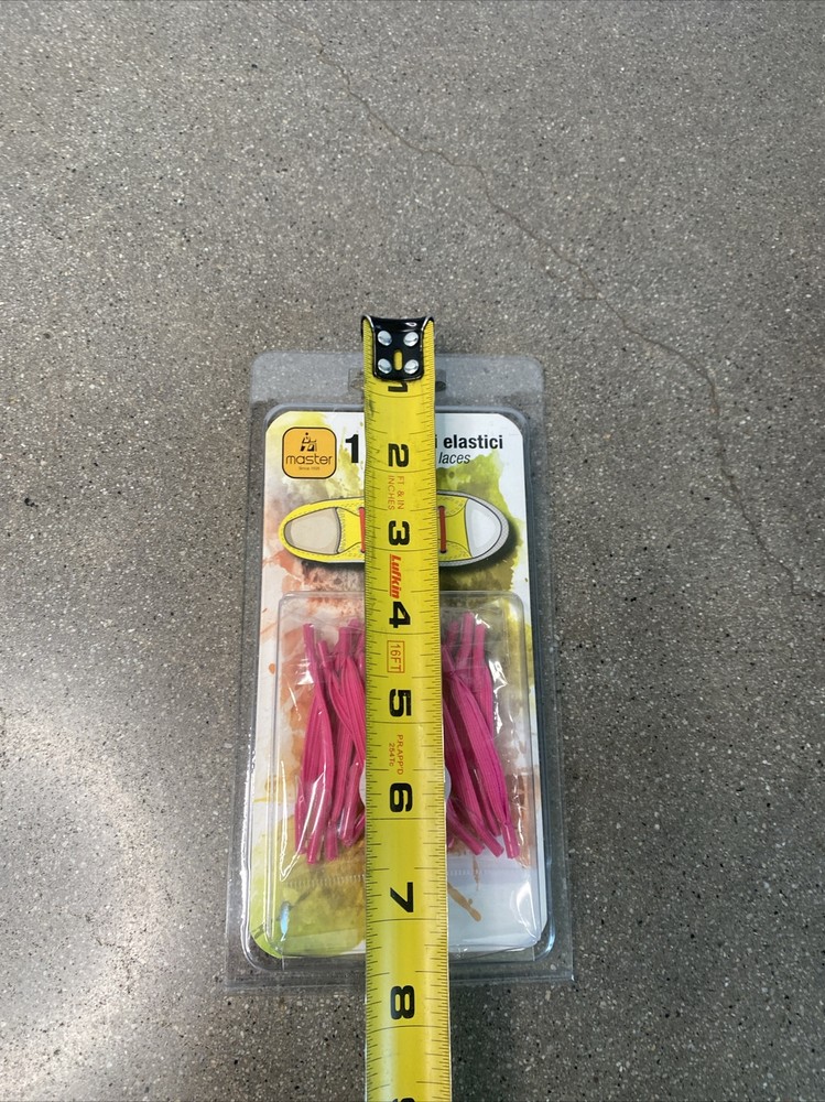 Master 16 elastic laces shoe laces pink