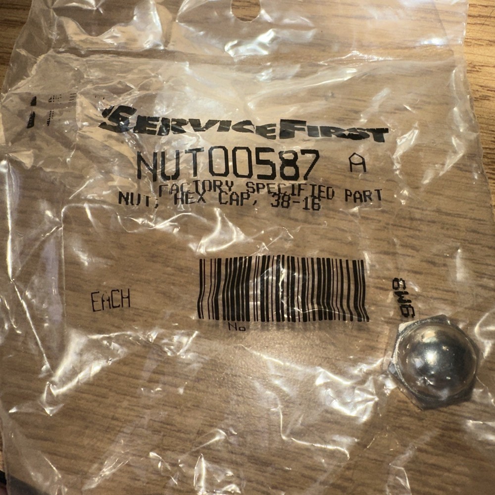 Service First NUT00587 Nut; Hex Cap, 38-16