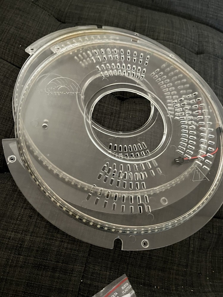 Technic Turntable Platter LED illuminating kit. Green Kit.