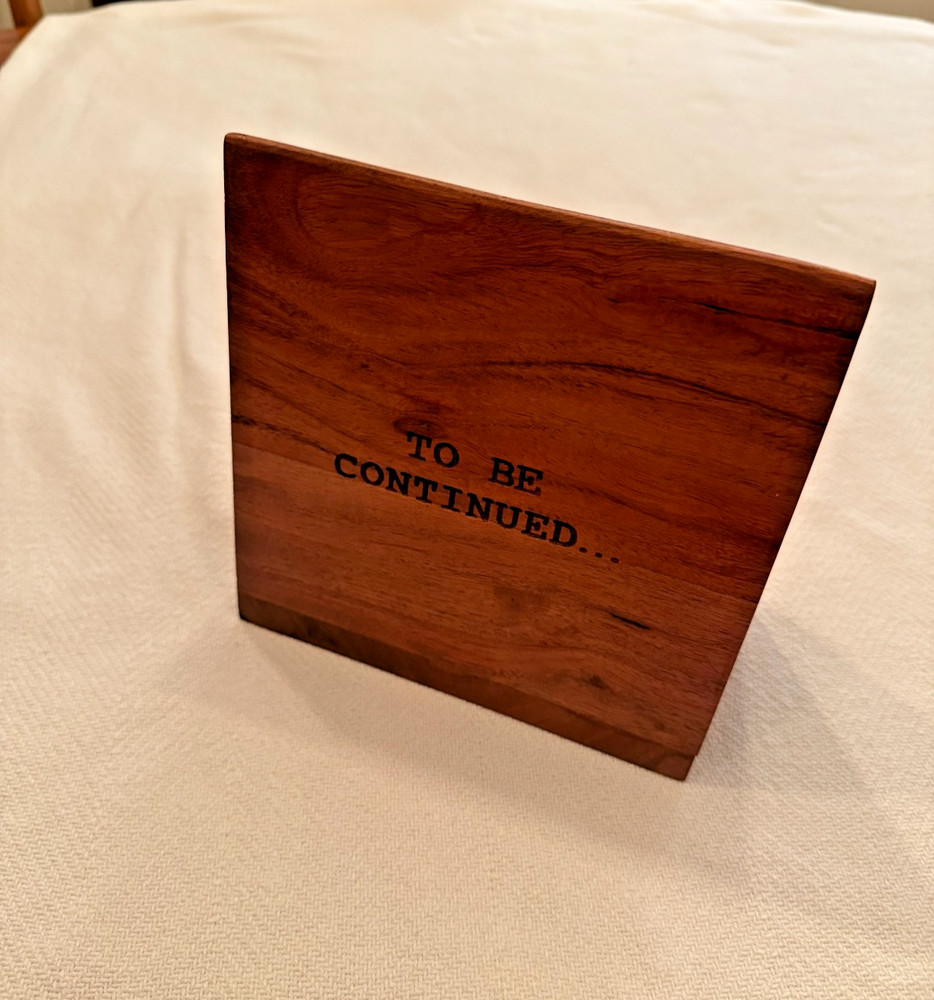 Bedside wood book valet new