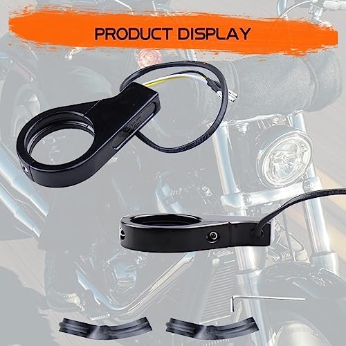 Switchback Sequential Front Fork LED Turn Signals with Relocation Kit,