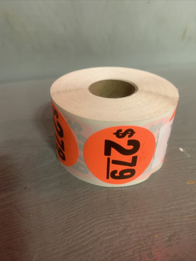 $2.79 Price LABELS ROLL GREAT STICKERS