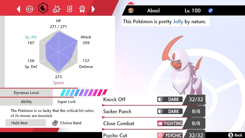 Pokemon Sword and Shield 6iv Shiny Absol - FAST DELIVERY!
