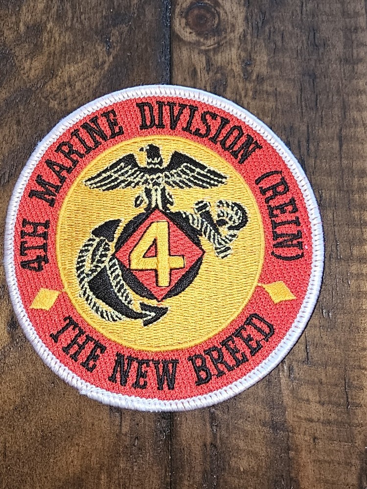 1960s 70s USMC 4th Marine Division Patch L@@K!!!