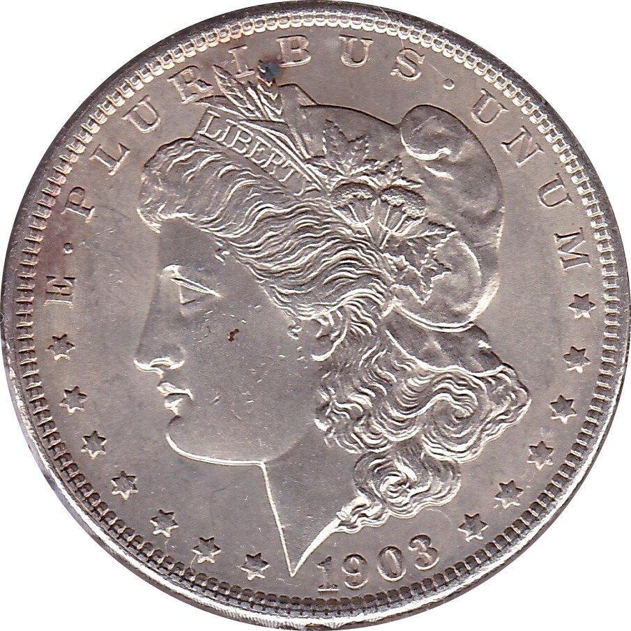 1903 $1 Morgan in Gem BU
