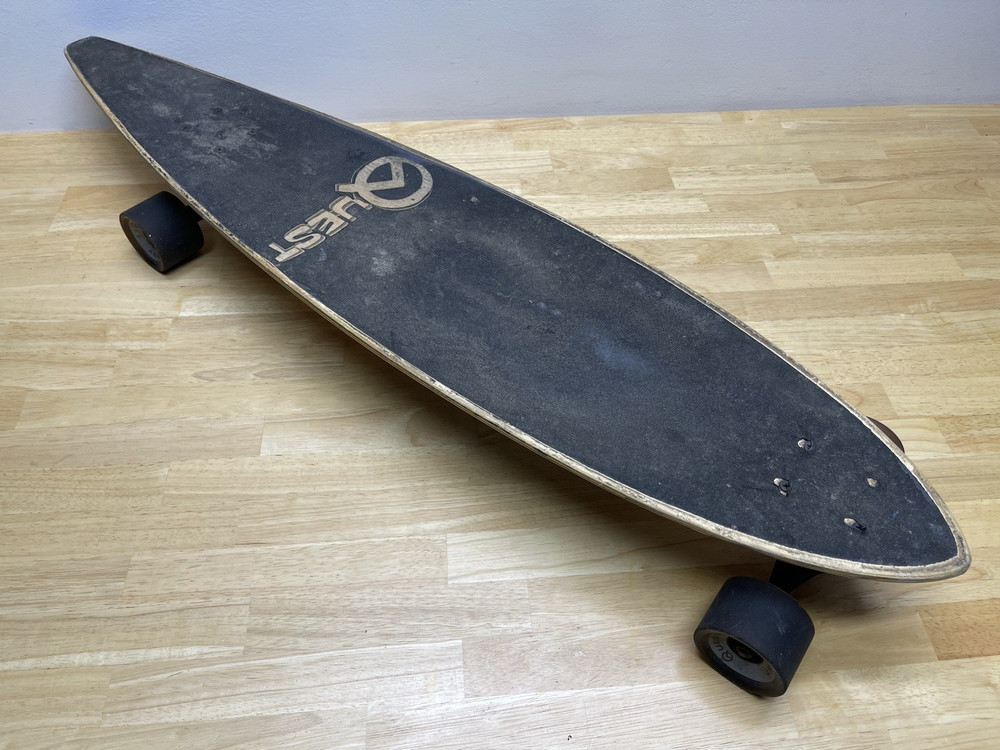 40" Quest Bamboo Longboard Skateboard Complete