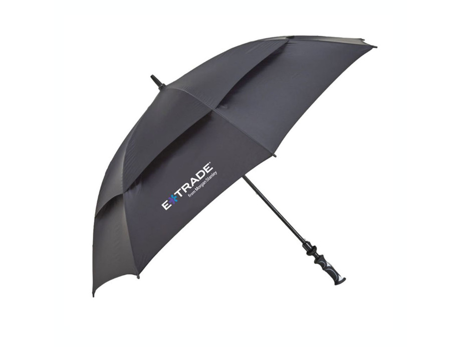 NWT 100% Authentic E Trade 62" Umbrella Gift HNW