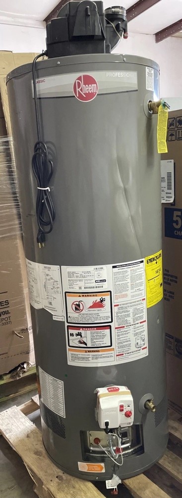 Rheem Natural Gas Power Vent Tall Water Heater 50G 42000BTU XG50T06PV42U0 (READ)
