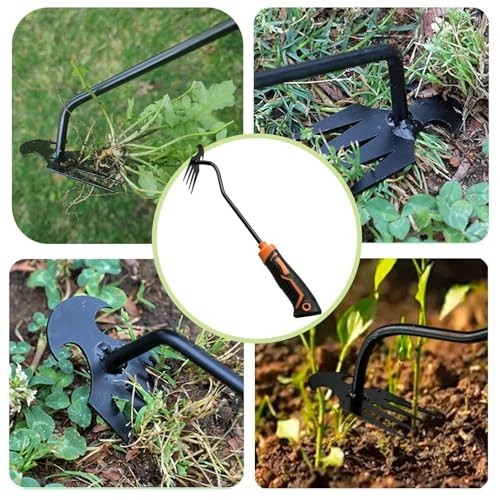 3Pcs Portable Garden Weeder Tool Set - Effective Weed Pulling Tools for Gardenin