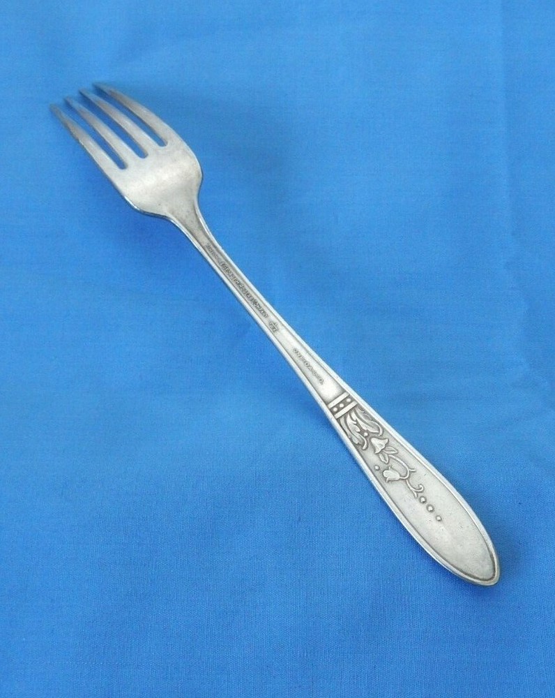 Rogers Oneida Silverplate Presentation 1948 Dinner Fork & Teaspoon