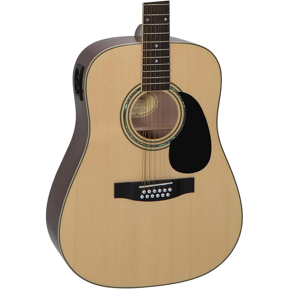 Mitchell 12-String Dreadnought Acoustic-Electric Guitar Natural Refurbished